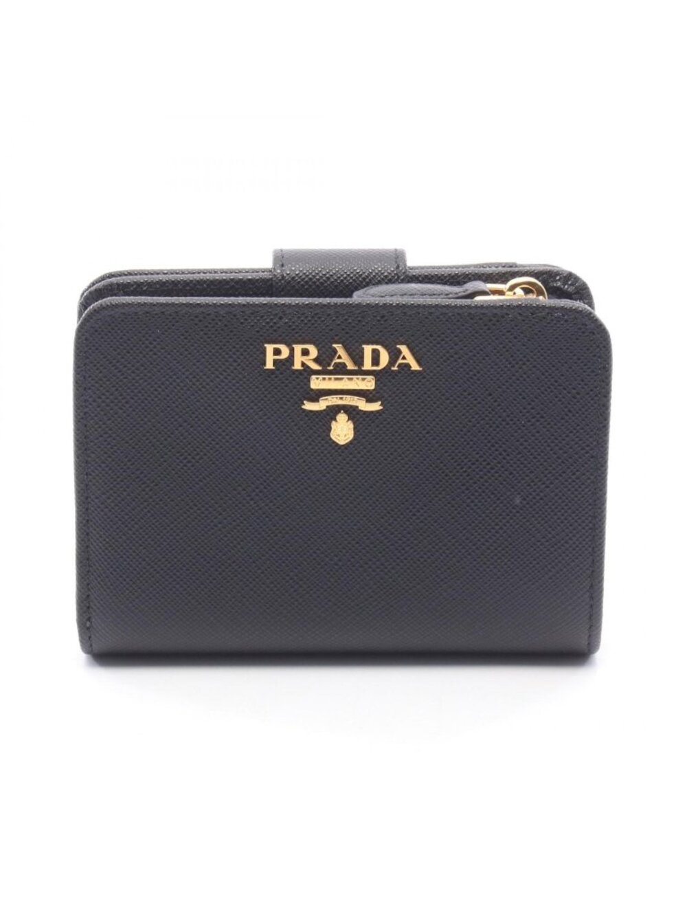 Prada Bifold Wallet Saffiano Metal Leather